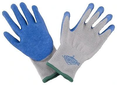 DiamondBack GV-SHOWA/M Rubber Palm Work Gloves, Medium, 9-1/8 In
