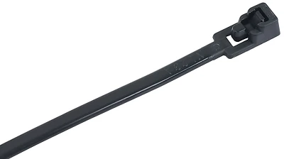 Gardner Bender 47-111uvb 12 Inch Releasable Nylon Cable Tie, 50 Lb, Black