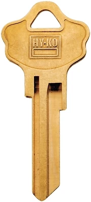 Hy-Ko KW10BR Key Blank, Brass, Kwikset Locks