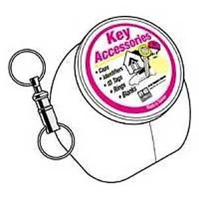 Kt117 Pull Apart Key Ring 3 In, Pack Of 75