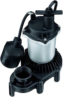 2163/2955 1/3 Hp Automatic Submersible Sump Pump With Tethered Switch