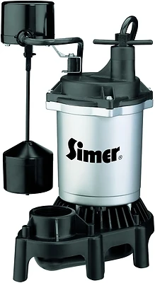 2164/2957 1/3 Hp Submersible Sump Pump With Side Switch And 2160 Gph Capacity