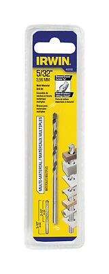 Irwin 4935106 Carbide Tipped Percussion Drill Bit, 5/32 In., 3-1/2 In.