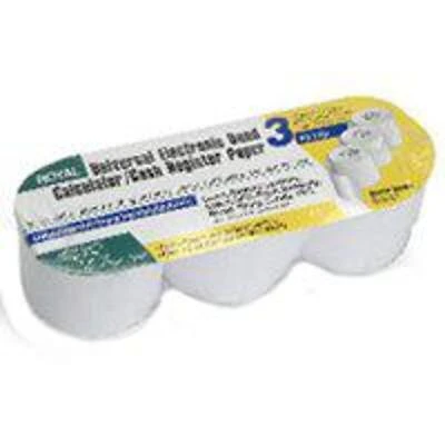 013129 2.25 In. X 150 Ft. Bond Paper For Cash Registers - 3 Pk