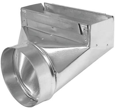 Manufacturing 3.25 X 10 X 6 Inch Galvanized Wall Stack Boot, 90 Degree
