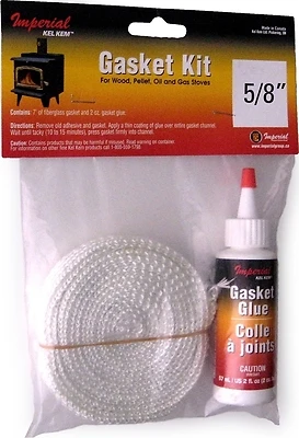 Ga0011 3/4 Inch X 1/8 Inch X 7 Feet White Fiberglass Gasket Tape Kit