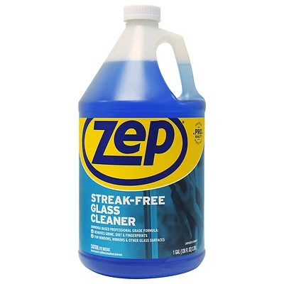 Zep ZU1120128 Glass Cleaner Refill, Ammonia, 1 Gallon