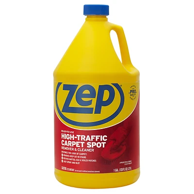 Zep ZUHTC128 Carpet Cleaner, High-Traffic Enzyme Action, 1 Gal