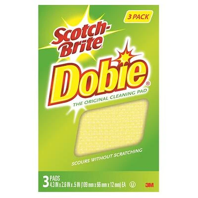 Scotch-Brite Dobie 723-2F Cleaning Pad, 4.3 in L, 2.6 in W