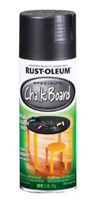 Chalkboard Spray Paint, Black, 11-oz.