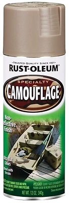 Specialty Camouflage Spray Paint, Khaki, 12-oz.