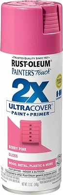Painter's Touch 2X Spray Paint, Gloss Berry Pink, 12-oz.
