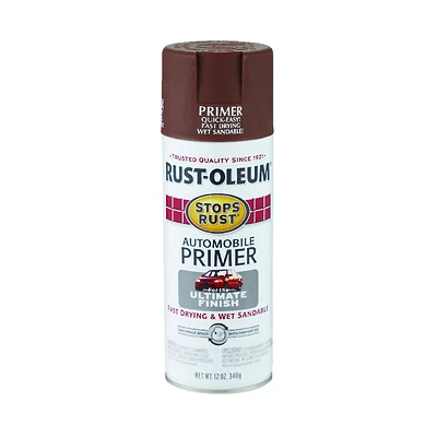 Rust-Oleum 2067830 Stops Rust Automotive Primer Spray, Red, 12 Oz