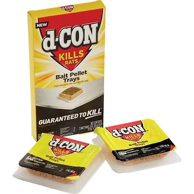 d-CON 1920099877 Bait Pellet Tray, Solid, 6 oz Box