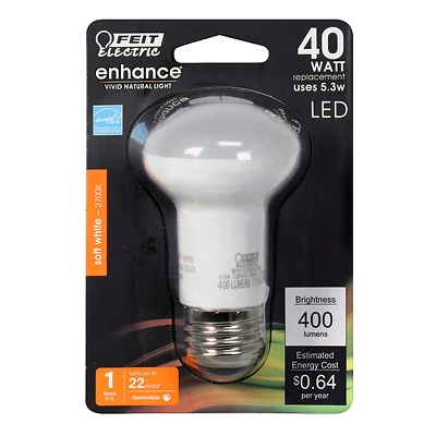Feit Electric BPR16DM/927CA LED Flood Bulb, Soft White, 40W Equivalent, Dimmable