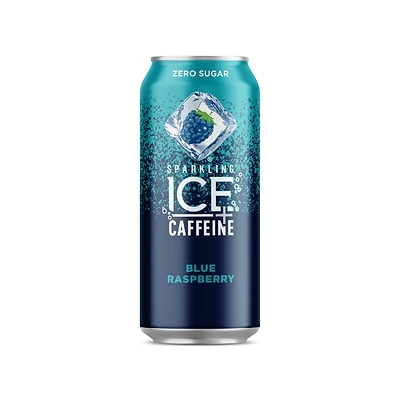 Caffeine Blue Raspberry Sparkling Water, 16 oz.