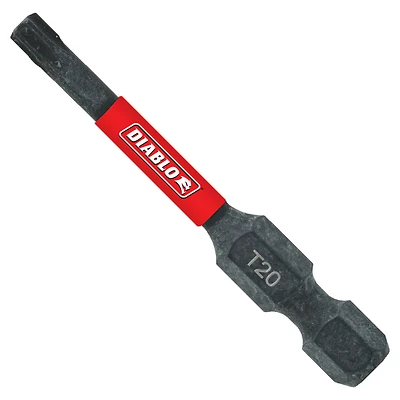 Diablo DT202P5 Drive Bit, #20 Drive, Torx Drive, 1/4 in Shank, Hex Shank, 2 in L