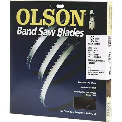 Bandsaw Blade, 3/16 x 93.5-In., 10-TPI