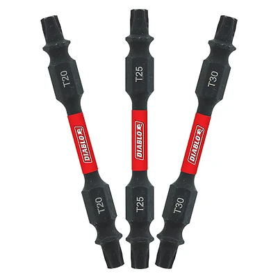 3-Pc. Torx Bit Set, 2-1/2-In.
