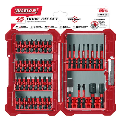45-Pc Screwdriving Bit Set