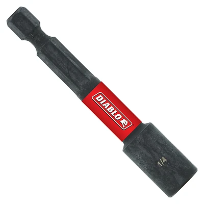 Diablo DNTSL14 Magnetic Nut Setter, 1/4 In. x 2-9/16 In.