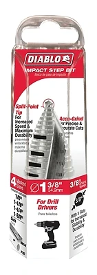 Step Drill Bit, 1-3/8-In.