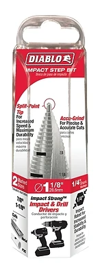 Step Drill Bit, 1-1/8-In.