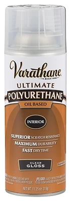 Varathane 9081 Gloss Interior Oil-Based Polyurethane Spray, 11.25 Oz