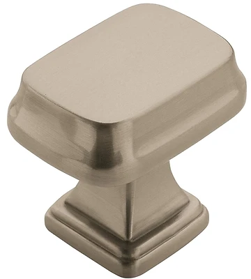 Amerock BP55340G10 Revitalize Cabinet Knob, Satin Nickel, 1-3/16 In. Projection