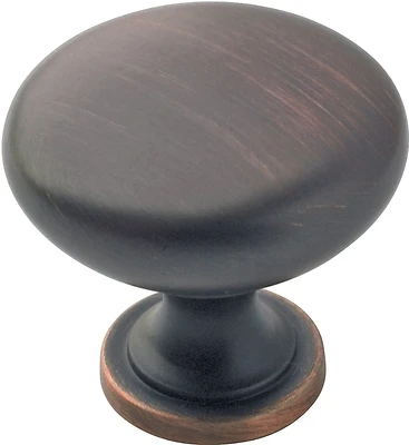 Amerock BP53005ORB Allison Round Cabinet Knob, Oil-Rubbed Bronze, 1-1/4 In.