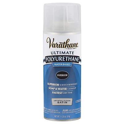 Varathane 200281 Diamond Polyurethane, Satin Interior, 11.25-oz. Aerosol