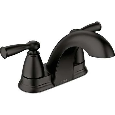 Banbury 2-Handle, Low-Arc Bathroom Faucet, Matte Black