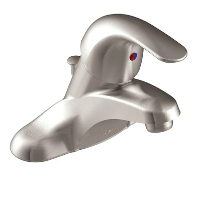 Moen WSL84502SRN Adler 1-Handle Bathroom Faucet, Brushed Nickel, 4 In. Centerset