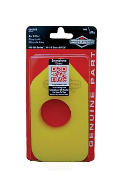 Briggs & Stratton 5088K Air Filter, Foam, 5 in L x 3 in W x 1-1/4 in H Dimensions