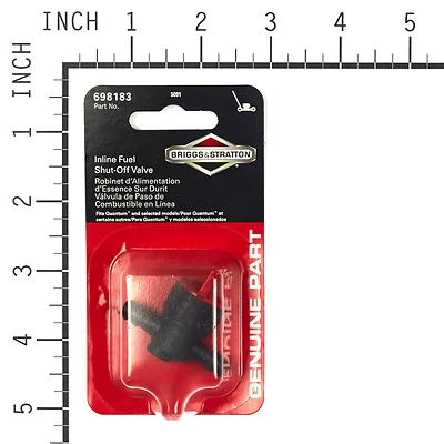 Briggs & Stratton 5091K Fuel Shut-Off Valve, In-Line, For: Briggs & Stratton Engines