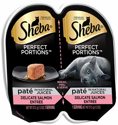 Perfect Portions Delicate Salmon Entrée Wet Cat Food, 2.6 Oz.