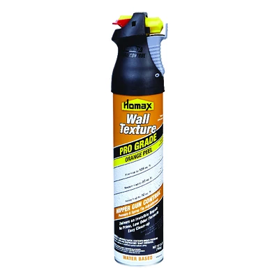 Homax 4592 Pro Grade Orange Peel Wall Texture Spray, Water Based, 25 Oz.