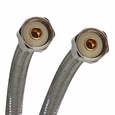 Fluidmaster B4F20U Faucet Connector, Stainless Steel, 1/2 In., 20 In.