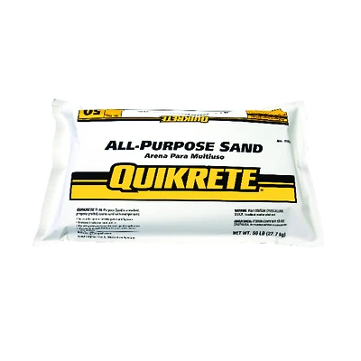 Quikrete 115251 All-Purpose Sand, Tan, 50 Lb. Bag