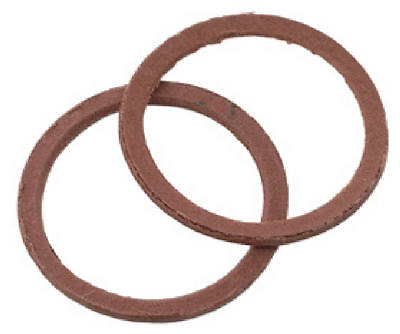 Brass Craft Service Parts SCB0204 10 Pack - .75 O.D. X .62 I.D. X .03 In. Red Pressed Fiber Cap Thread Gasket