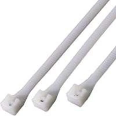 Gardner Bender 10098nl White Nylon Cable Tie Assortment, 200-pack (100 4-inch & 100 8-inch)