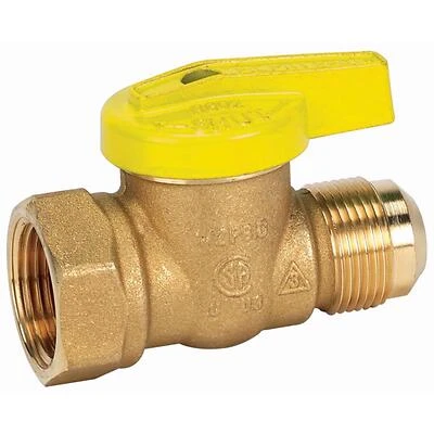 VGV1LHR4BB 0.93 x 0.75 in. Forged Brass Gas Ball Valve