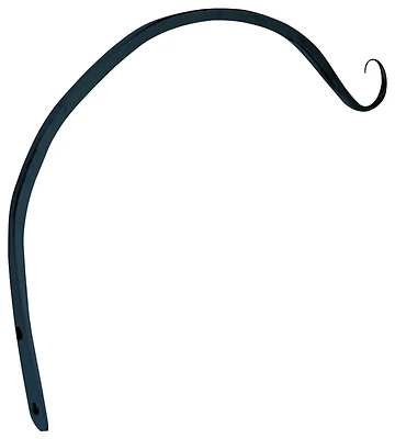 Landscapers Select GF-3041 Hanging Plant Hook, 12 In, Steel, Black