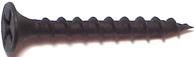 Midwest Fastener 10507 Drywall Screws, #6 x 1-1/4 In, Black Phosphate