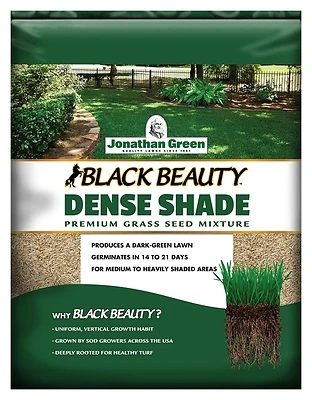 Jonathan Green 10610 Black Beauty Dense Shade Grass Seed Mixture, 25 Lb