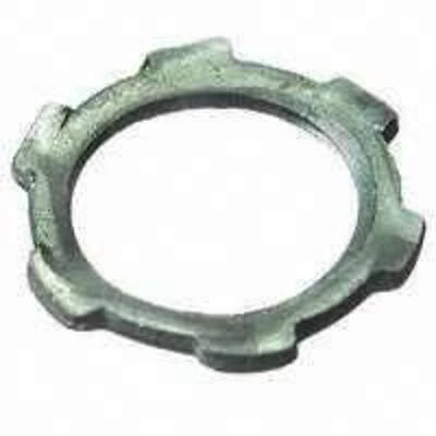 61915b 1-1/2 In. Rigid Steel Conduit Locknut, Zinc Plated, Pack Of 50