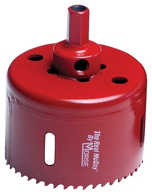 Morse MHSA48C Bi-Metal Hole Saw, 3 In. Dia, 3/8 In. Arbor
