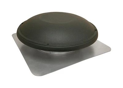 8 In. H X 25 In. W X 15 In. D Powder-coated Weatherwood Steel Power Attic Ventilator
