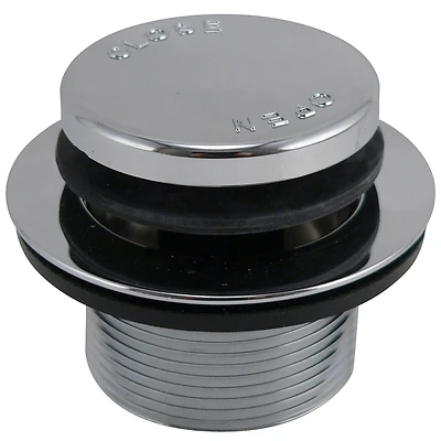 63-1cf Chrome Bath Drain Foot Lock Assembly With Strainer