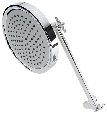 K731cp Adjustable Arm Round Shower Head, 5.8 In, Polished Chrome